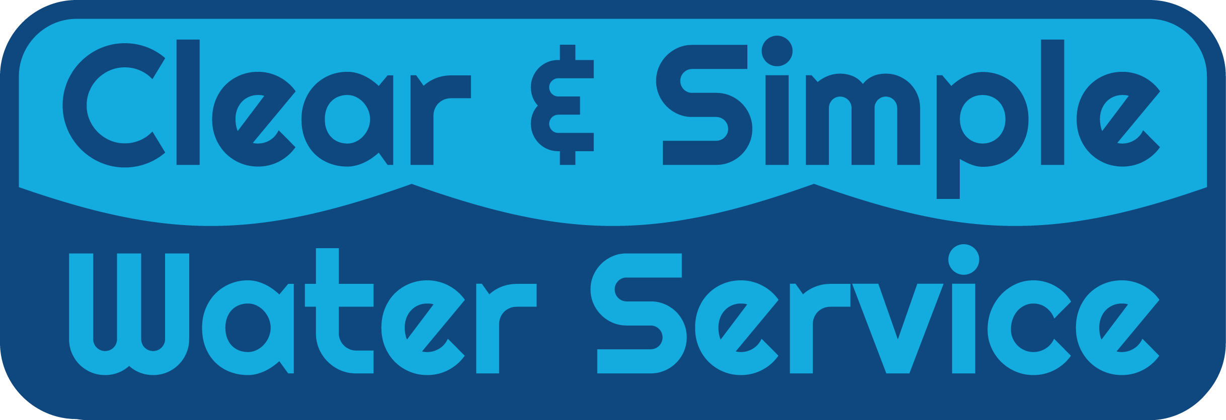 Clear & Simple Water Service Logo